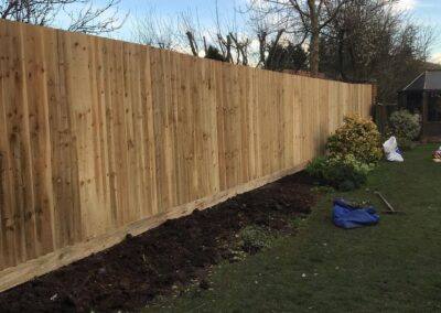 Feather Edge Fencing